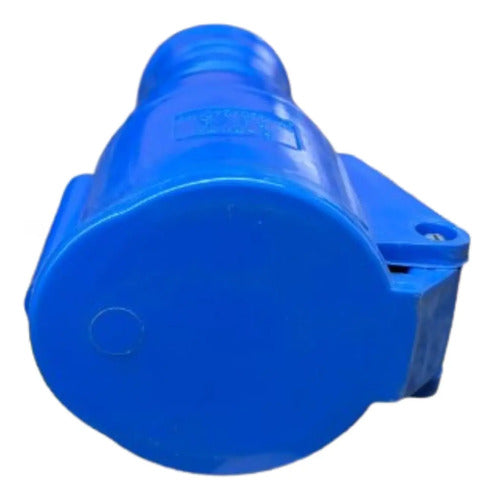 Kit Com 2: Acoplamento S5059 16a 220/240v 3p+n+t Azul Steck