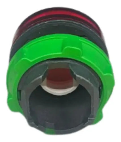 Kit Com 2 Peças: Cabeçote 22mm Vermelho Zb5av043 Schneider