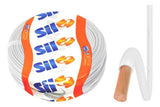Cabo Flexível Sil Cinza 1 X 6 Mm² 100 Metros (100m) Flexsil Branco