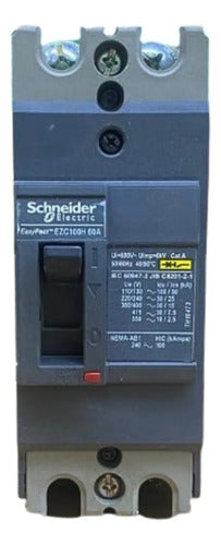 Disjuntor 60a 2p Ezc100h Ezc100h2060 Schneider