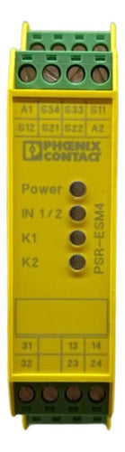 Relé De Degurança Psr-scp- 24uc/esm4/2x1/1x2 2963718 Phoenix 24vcc