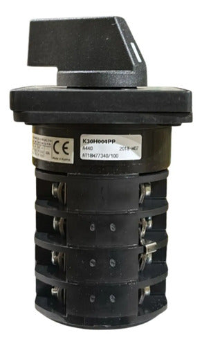 Comutador Rotativo 32a K30h004pp Schneider Preto 600