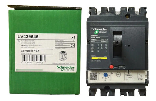 Disjuntor Tripolar 2t 32a Nsx100b-tm32d Lv429545 Schneider