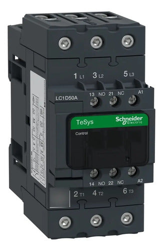 Contator 3p Tesys 50a 1na+1nf 115vca Lc1d50afe7 Schneider 127v
