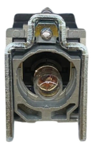 Botão Luminoso 22mm Vd + Bloco 1na+1nf Xb4bw3335 Schneider Verde -