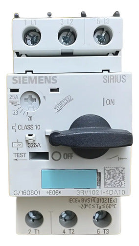 Disjuntor Motor Tripolar 20-25a 3rv1021-4da10 Siemens - 50/60hz