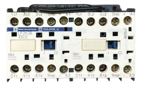 Chave Reversora 3p Tesys 6a 1na 125vcc Lp2k0610gd Schneider 125vcc