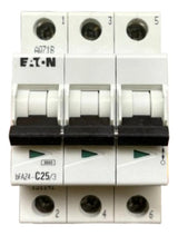 Kit Com 2 Peças: Disjuntor Tripolar Bfaz4-c25/3 25a Eaton